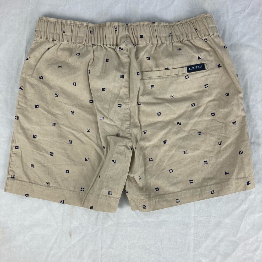Set of 4 Nautica Plaid & Nautical Patterned Elastic Waist Shorts Boys' Sz 14/16 - Picture 9 of 14